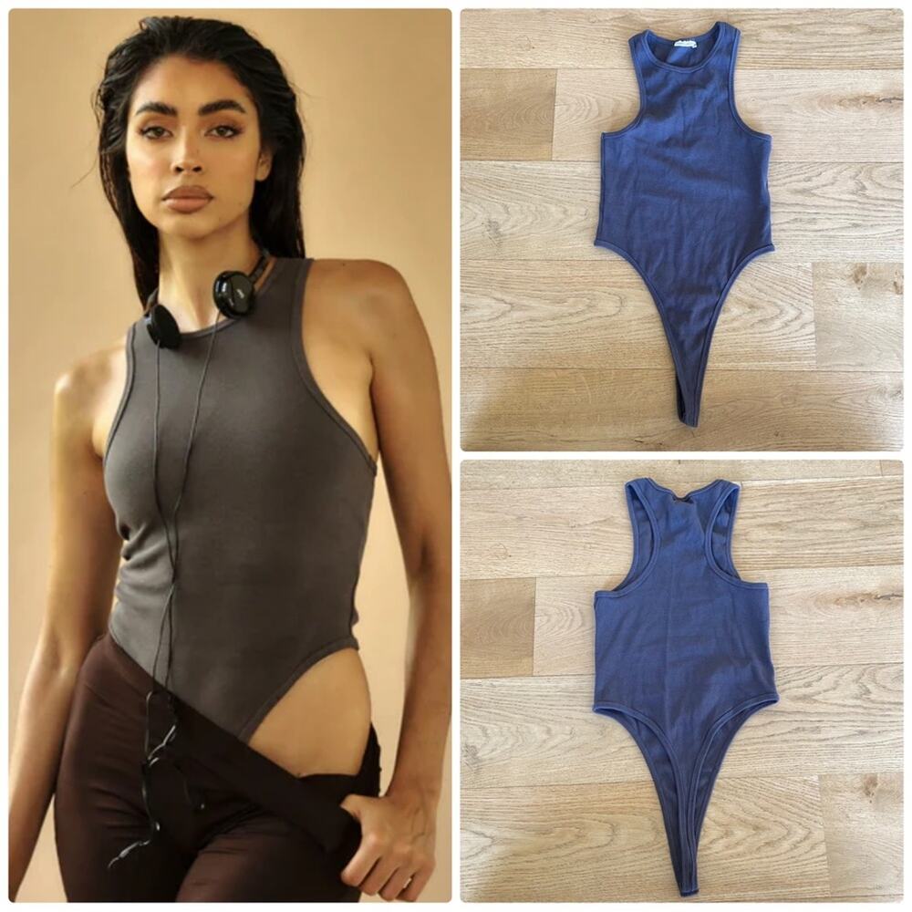 Sisters and Seekers Aura Bodysuit in Dark Grey